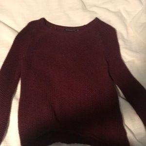 brandy melville burgundy sweater